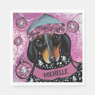 DACHSHUND PAPPERSSERVETT
