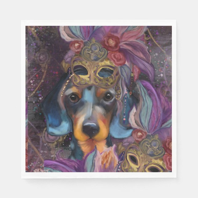 Dachshund Pappersservett (Framsidan)