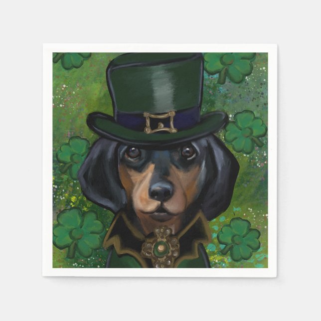 Dachshund Pappersservett (Framsidan)