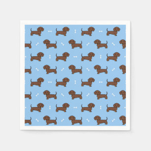 Dachshund Pappersservetter, Wiener Dog Festartikla Pappersservett