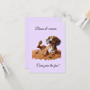 Dachshund Party Inbjudningar