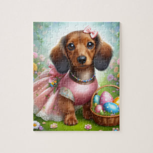 Dachshund Påsk Pussel