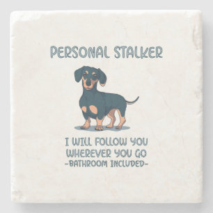 Dachshund Personal Stalker Stenunderlägg