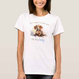Dachshund personlig T-Shirt