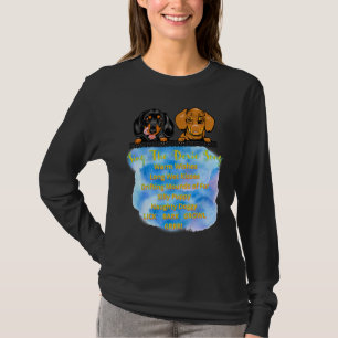 Dachshund Pet Funny Wiener Hund Doxie Sång Hum T Shirt