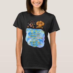 Dachshund Pet Funny Wiener Hund Doxie Sång Humo T Shirt