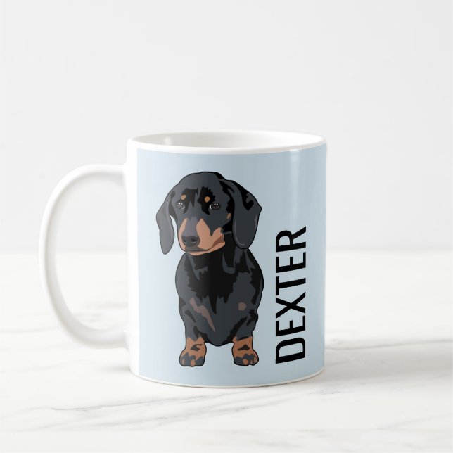 Dachshund Pet Hund | Hund för akut korv Kaffemugg (Vänster)