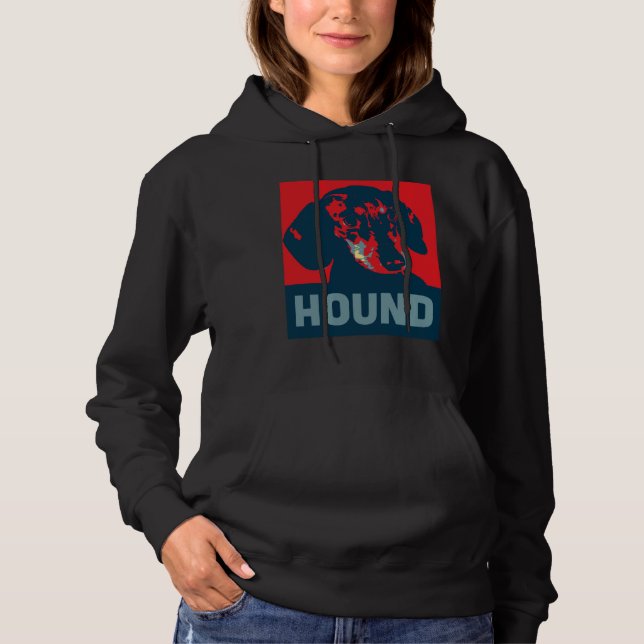 Dachshund Pop Hound T Shirt (Framsida)