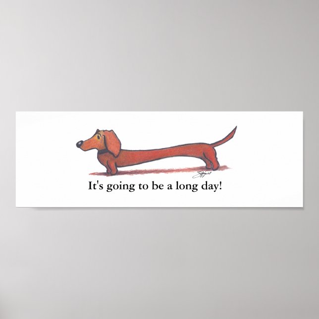 Dachshund Poster (Framsidan)