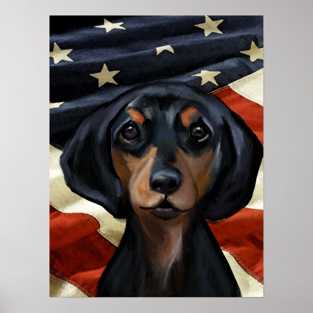 DACHSHUND POSTER (Framsidan)