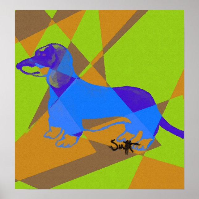 Dachshund Poster (Framsidan)