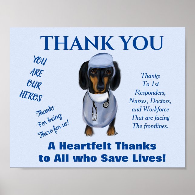 Dachshund Poster (Framsidan)