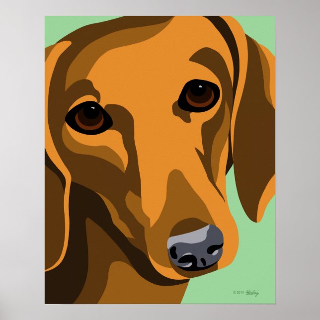 Dachshund Poster (Framsidan)