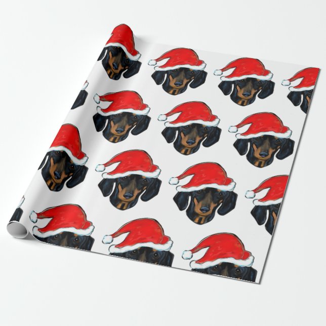 DACHSHUND PRESENTPAPPER (Utrullad)