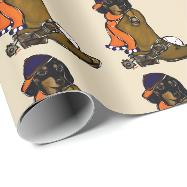 DACHSHUND PRESENTPAPPER (Rullad Hörn)