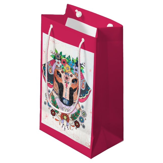 Dachshund presentpåse (Framsidan Vinklad)
