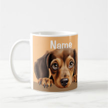 Dachshund Puppy Hund Pet Coffee Cocoa tea Mugg