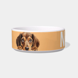 Dachshund Puppy Hund Pet Dish Bowl