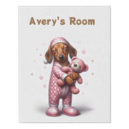 Dachshund Puppy med Namn