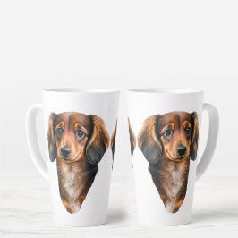 Dachshund Puppy Porträtt Doxie Hund