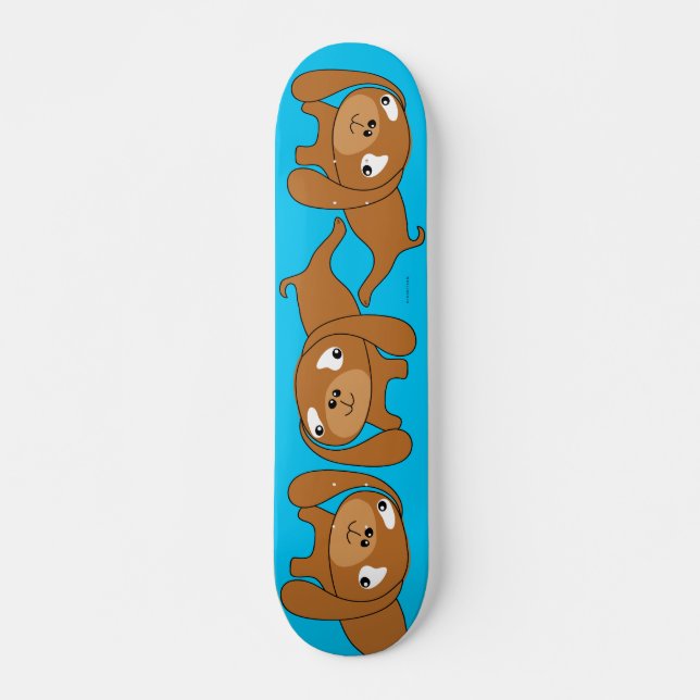 Dachshund Puppy Skateboard (Framsida)