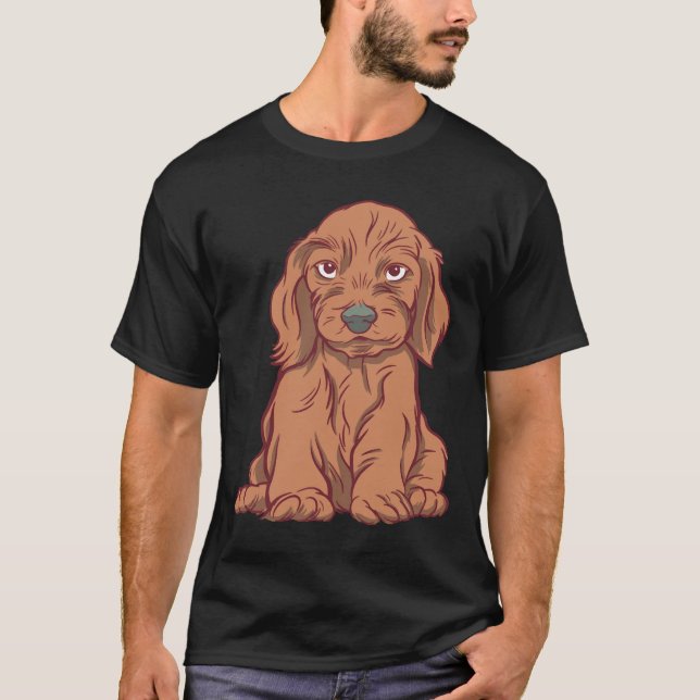 Dachshund Puppy T Shirt (Framsida)