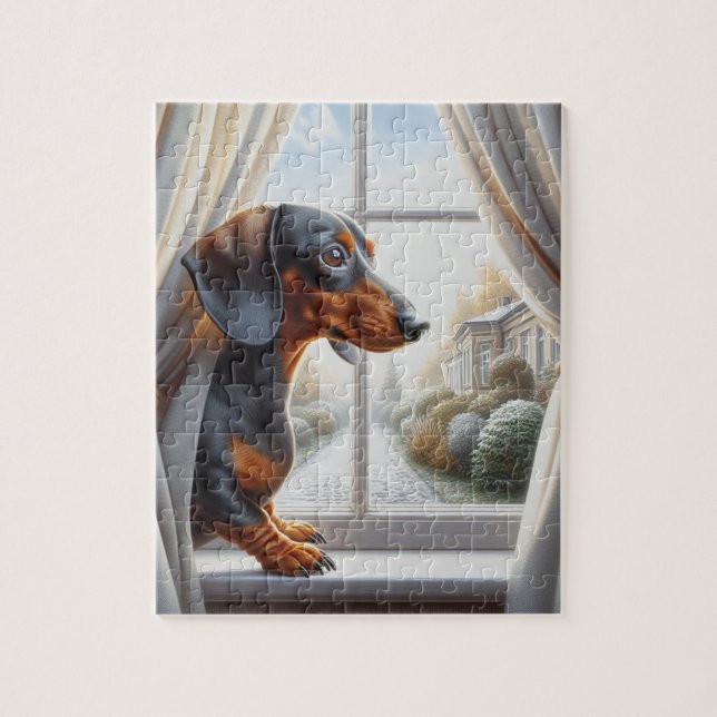Dachshund Pussel (Vertikal)