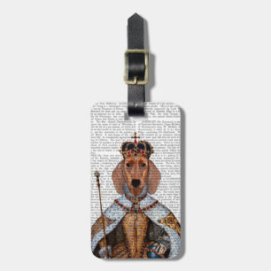Dachshund Queen 2 Bagagebricka