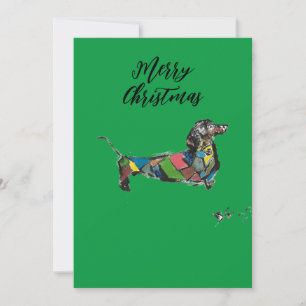 Dachshund R Julkort