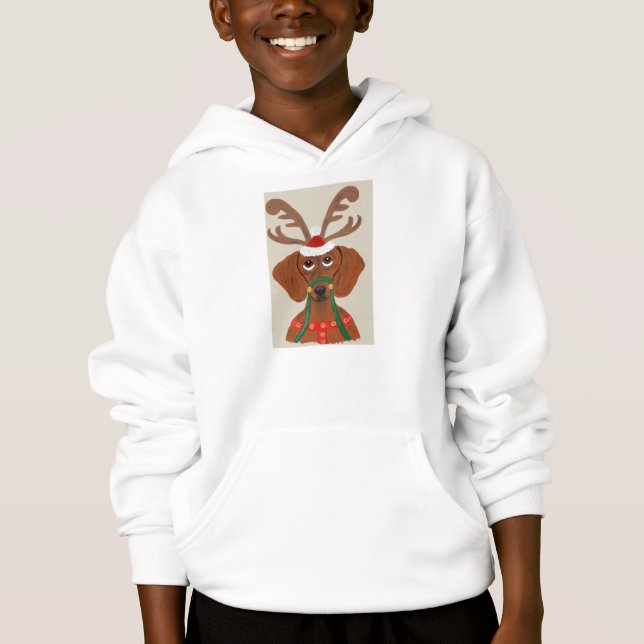 Dachshund Ren T Shirt (Framsida)