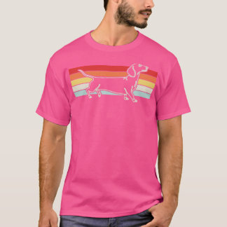 Dachshund Retro T Shirt