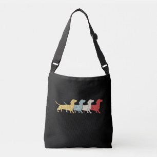 Dachshund Retro-Vintage Axelväska