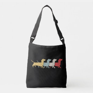 Dachshund Retro-Vintage Axelväska