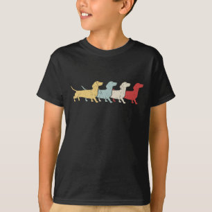 Dachshund Retro-Vintage T Shirt