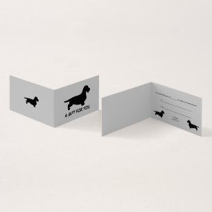 Dachshund Rough Hair - Silhouette 1 Kort