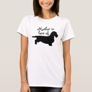 Dachshund Rough Hair - Silhouette 1 T Shirt