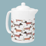 Dachshund Sause Hund<br><div class="desc">Sötad liten Dachshund-korv eller wiener hundar i lygstickor. Perfekt för hundälskare och hundvalkare.</div>