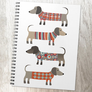 Dachshund Sause Hund Anteckningsbok