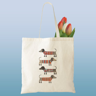 Dachshund Sause Hund Art Tygkasse