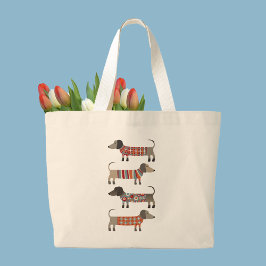 Dachshund Sause Hund Jumbo Tygkasse