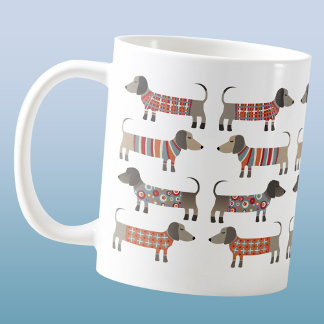 Dachshund Sause Hund Kaffemugg