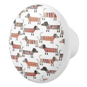 Dachshund Sause Hund Knopp