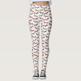 Dachshund Sause Hund Leggings