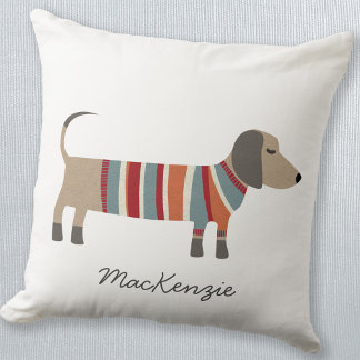 Dachshund Sause Hund Personlig Kudde