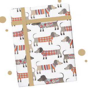 Dachshund Sause Hund Presentpapper