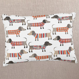 Dachshund Sause Hund Prydnadskudde