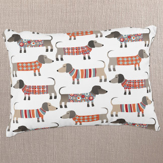Dachshund Sause Hund Prydnadskudde