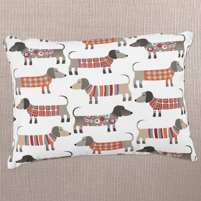 Dachshund Sause Hund Prydnadskudde (Skapare uppladdad)