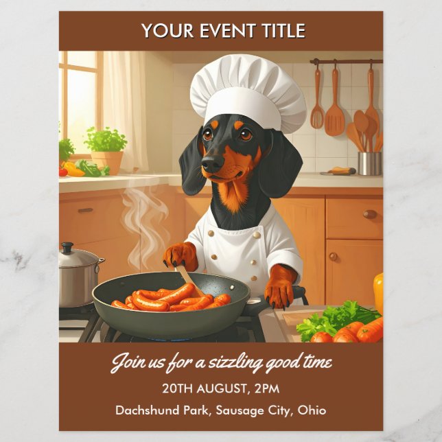 Dachshund ’Sause Hund’ Reklamblad (Framsidan)