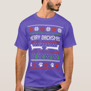 Dachshund Sause Hund Ugly jul Sweater Merry T Shirt